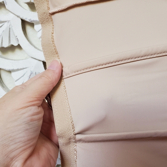 NWT Naomi & Nicole Waist Cincher Trainer Extra Firm Magic Grip XL in Nude - Picture 9 of 13